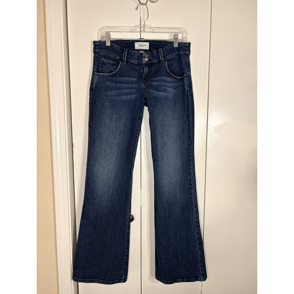 Vintage Abercrombie & Fitch Bootcut Low Rise Jeans Womens 4 Dark wash Y2K